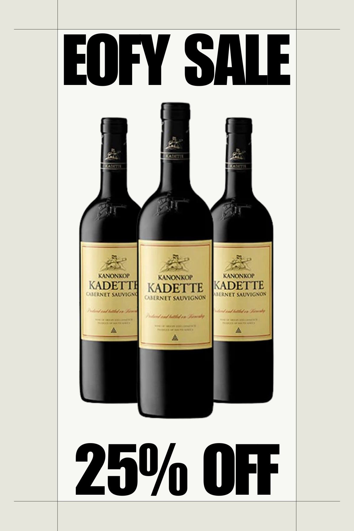 Kanonkop Kadette Cabernet Sauvignon 3 Pack BraveNewWorld.Wine