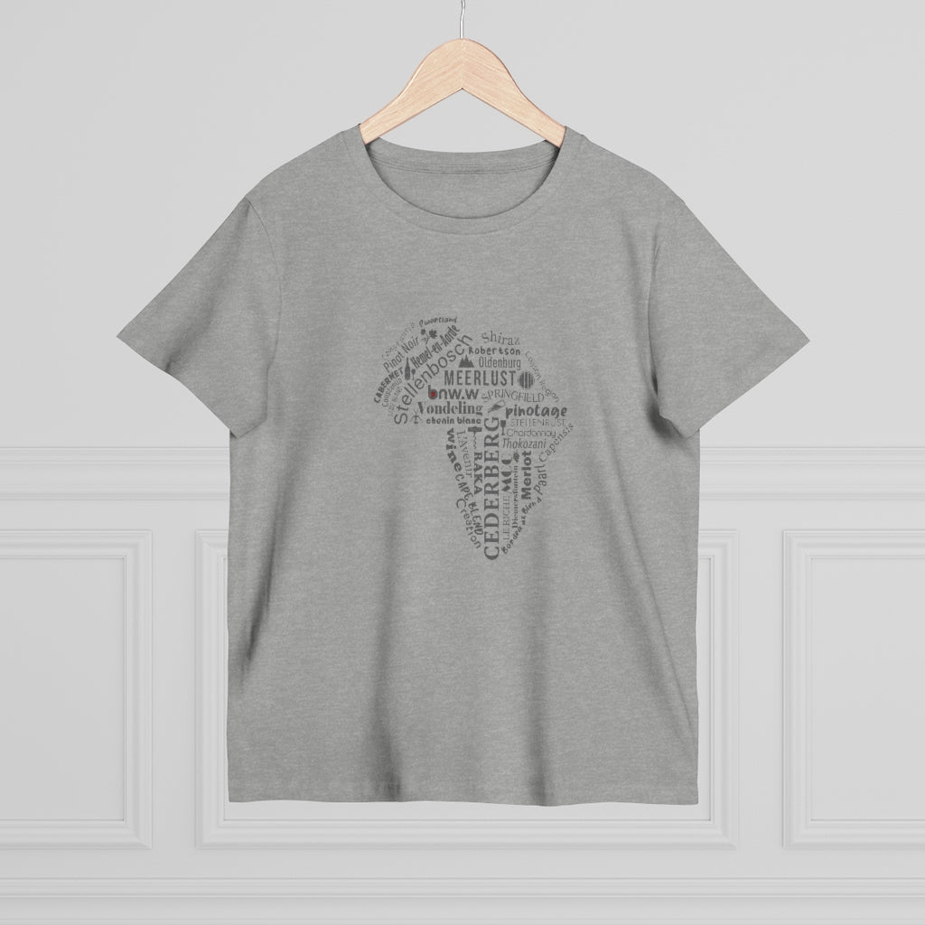 BNW.W Africa Women’s Maple Tee - Black Logo BraveNewWorld.Wine