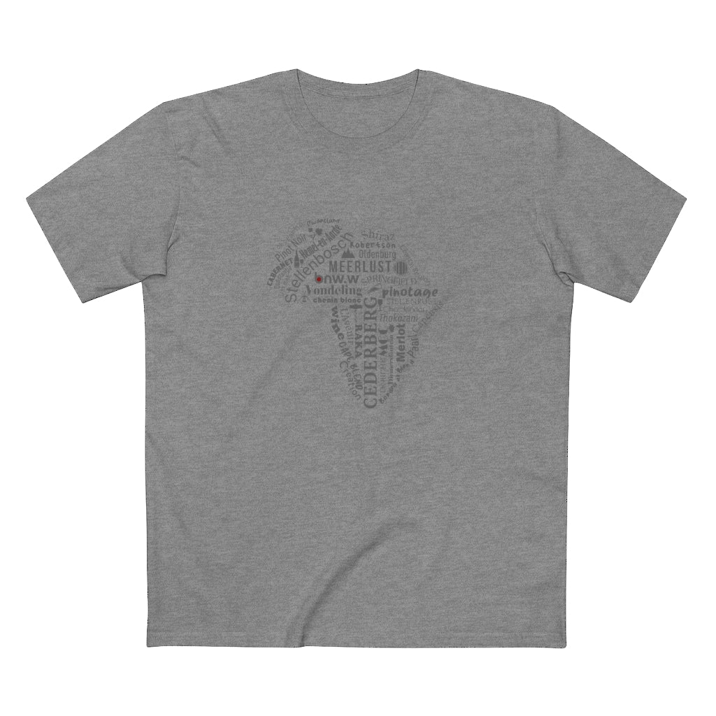BNW.W Africa Men&#39;s Staple Tee - Black Logo BraveNewWorld.Wine