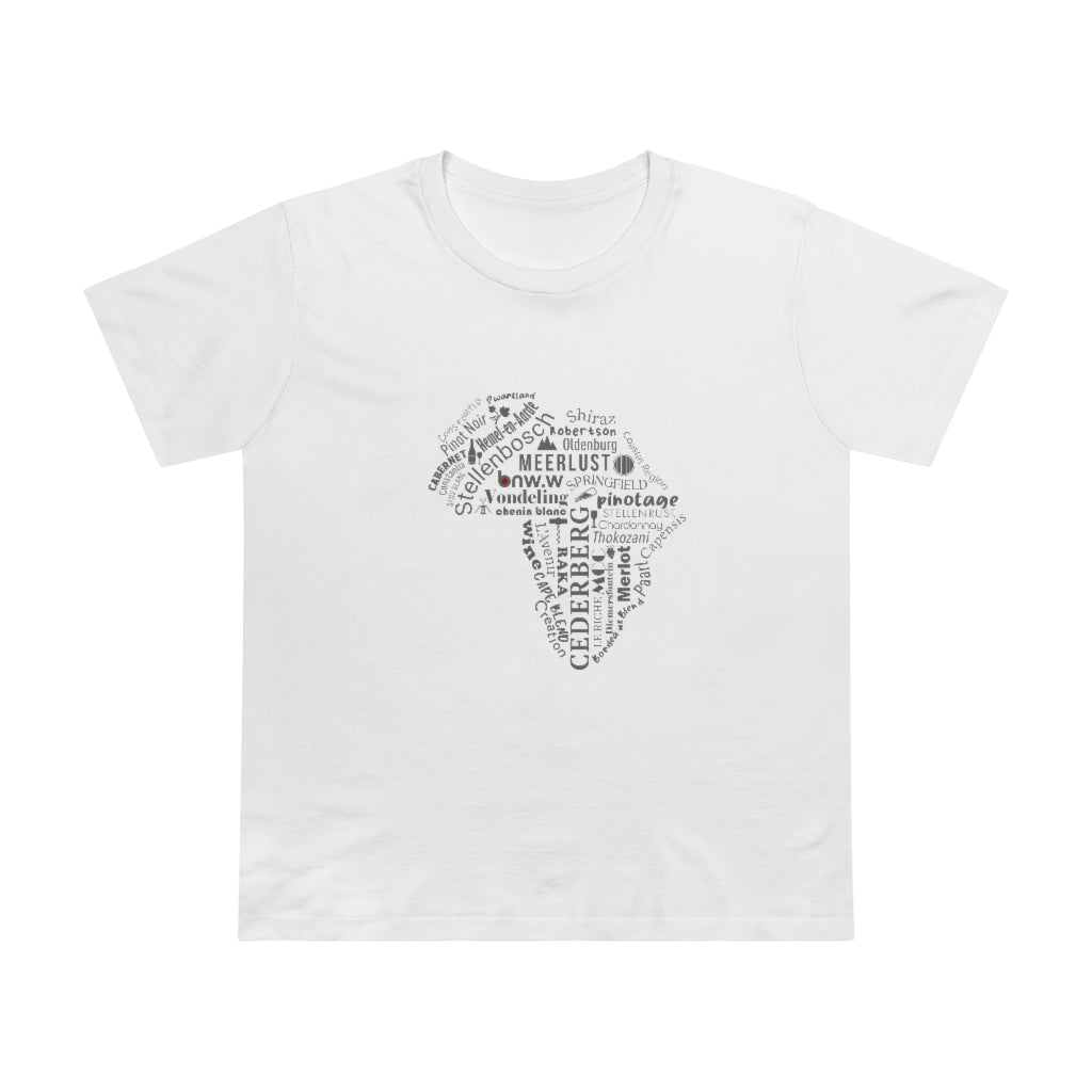 BNW.W Africa Women’s Maple Tee - Black Logo BraveNewWorld.Wine