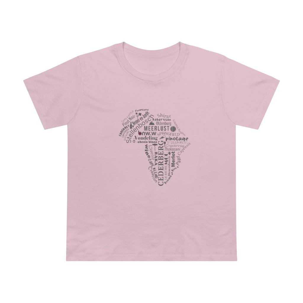 BNW.W Africa Women’s Maple Tee - Black Logo BraveNewWorld.Wine