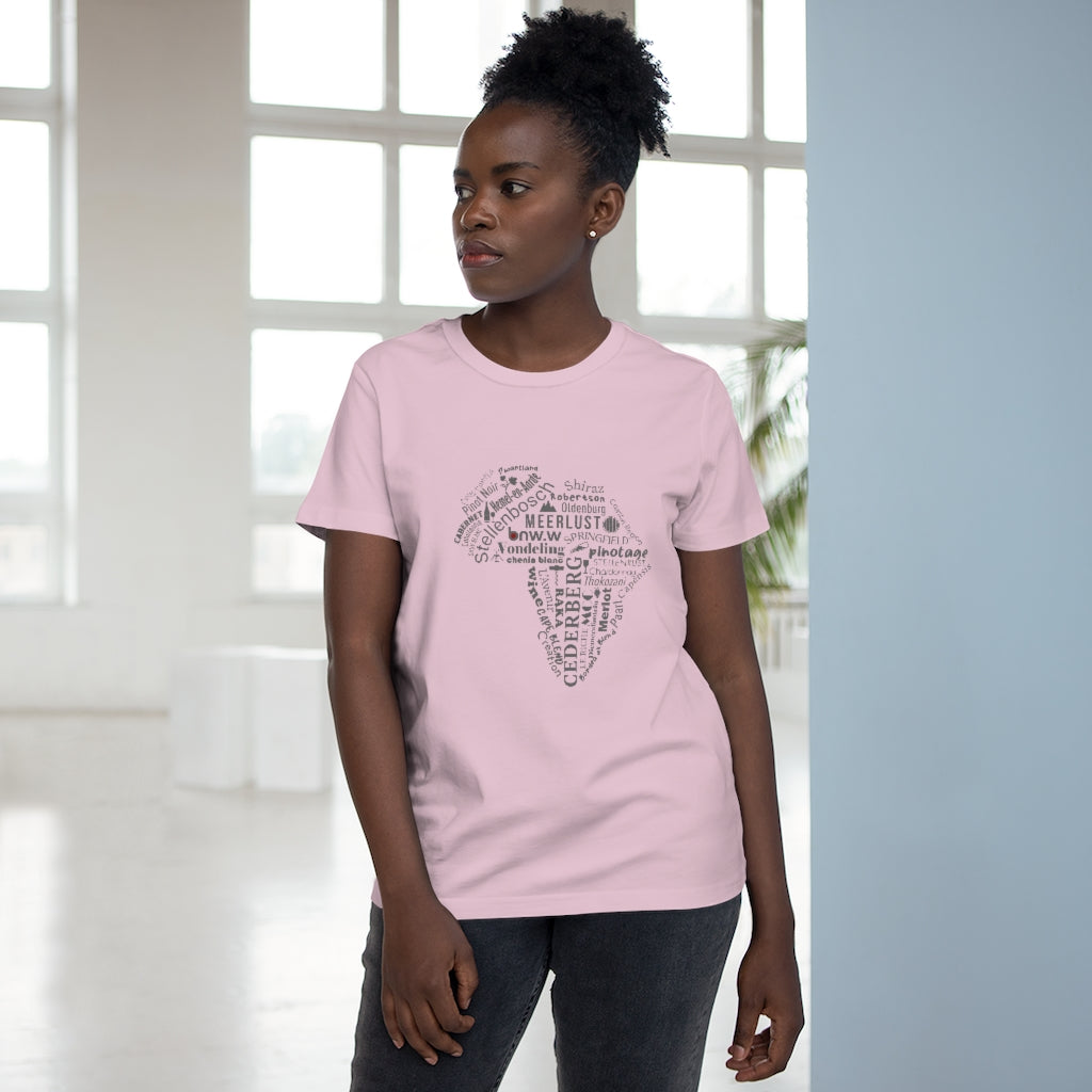 BNW.W Africa Women’s Maple Tee - Black Logo BraveNewWorld.Wine