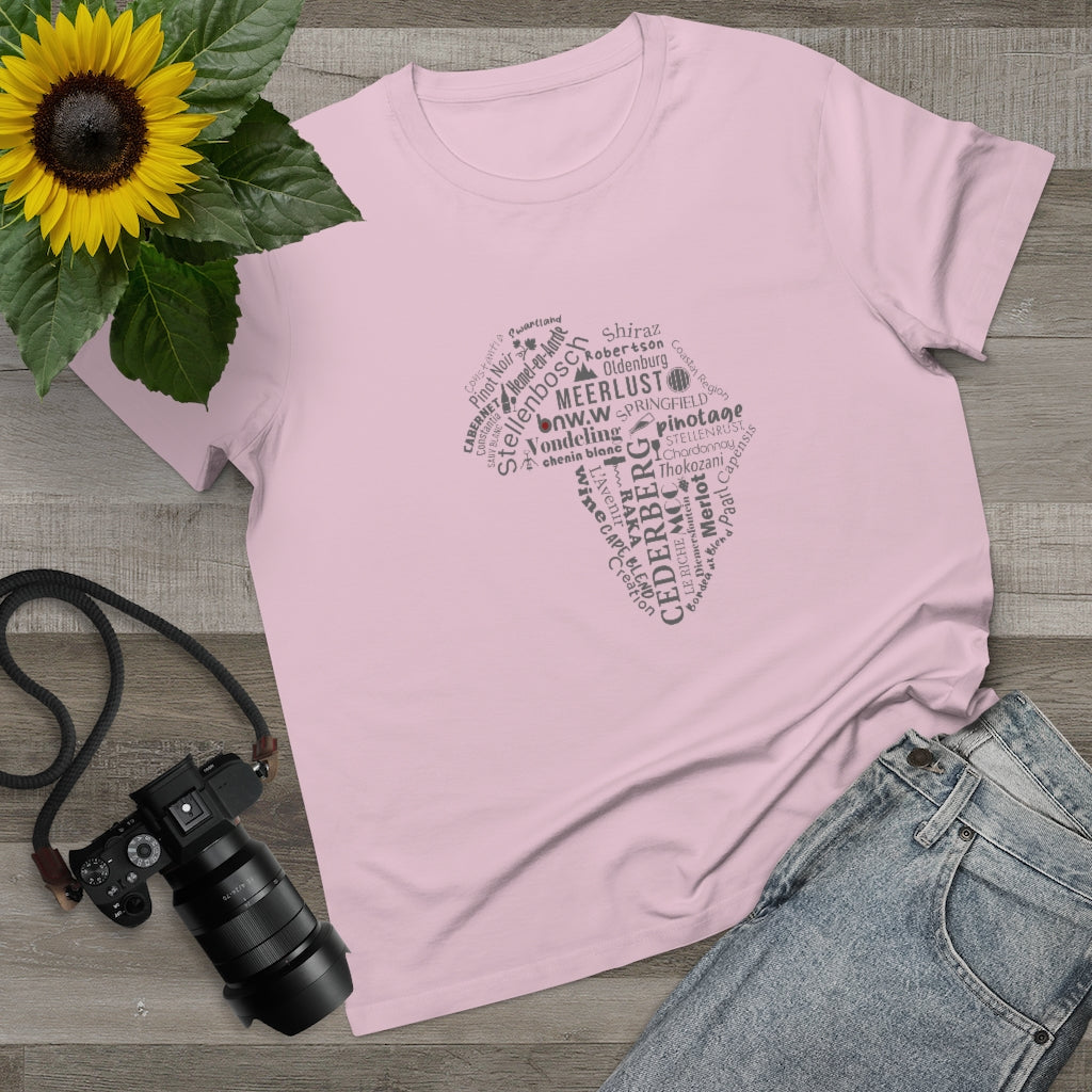 BNW.W Africa Women’s Maple Tee - Black Logo BraveNewWorld.Wine