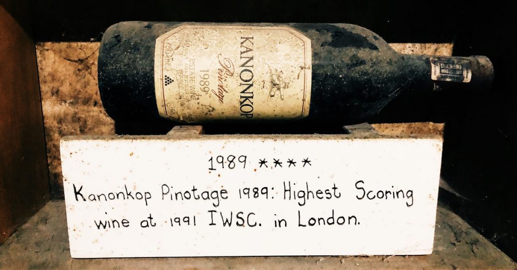 Featured grape varietal – South African Pinotage 1989 Kanonkop Pinotage