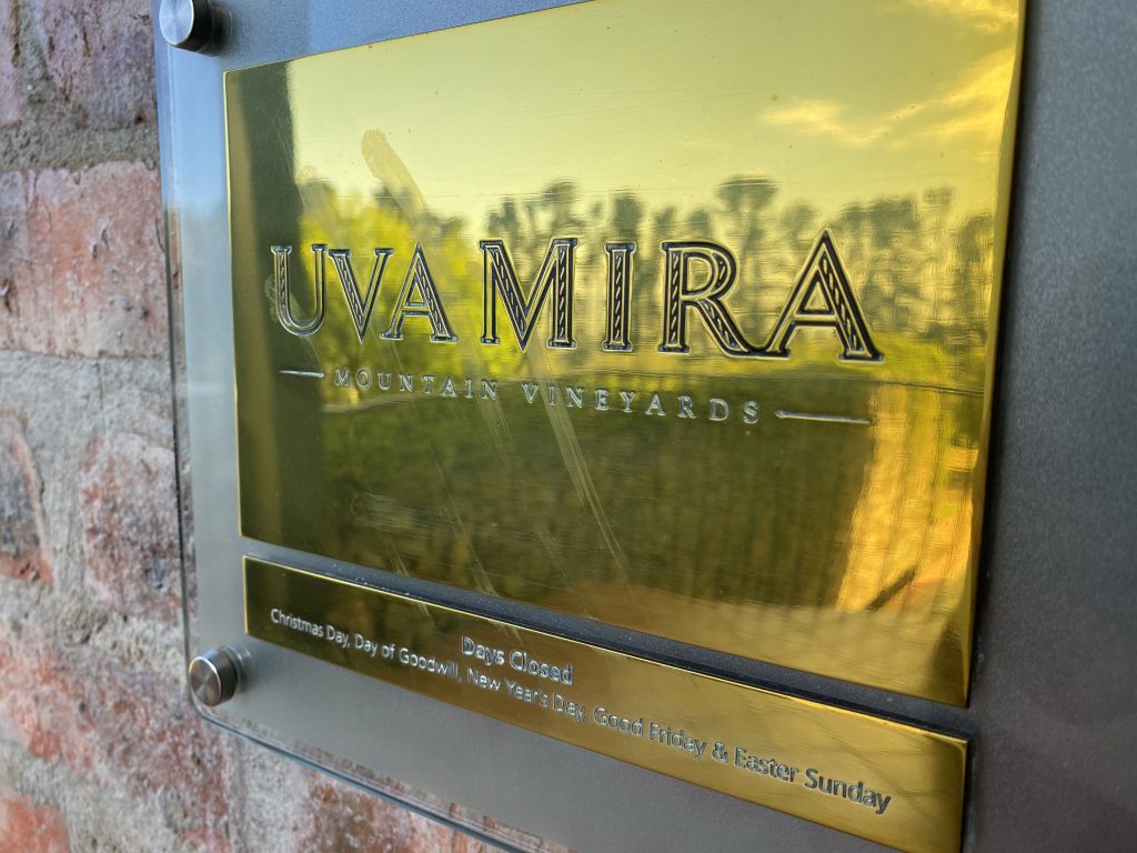 Top South African wineries to visit on your trip – Part 2 Uva Mira Mountain Vineyards