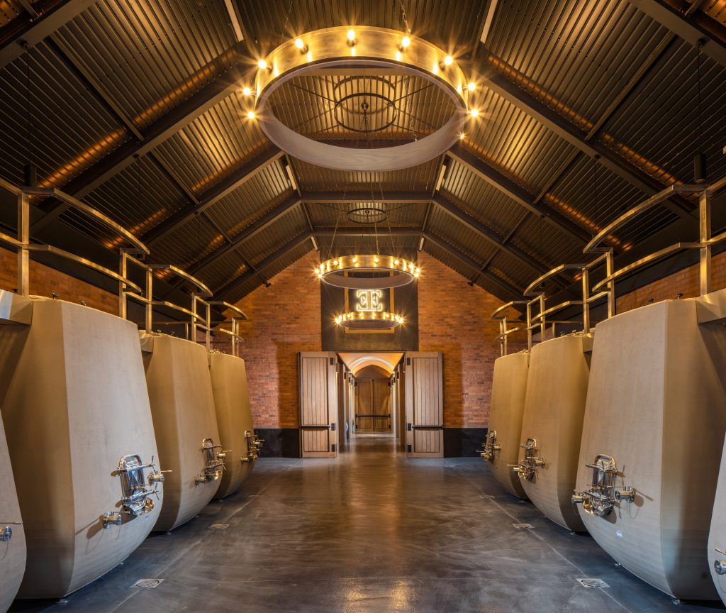 Ernie Els Wines - The Iconic symbol of the Helderberg Fermentation cellar at Ernie Els Wines